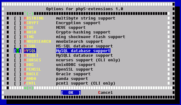 PHP Extensions Configuration Options: MYSQL